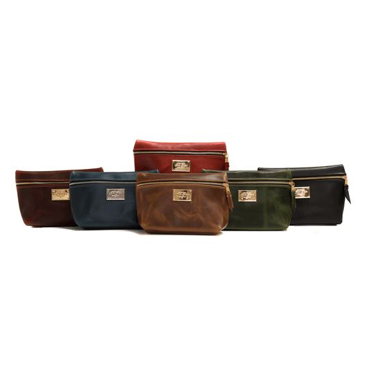 Lifetime Leather Co | Smooth Leather Cosmetic Bag