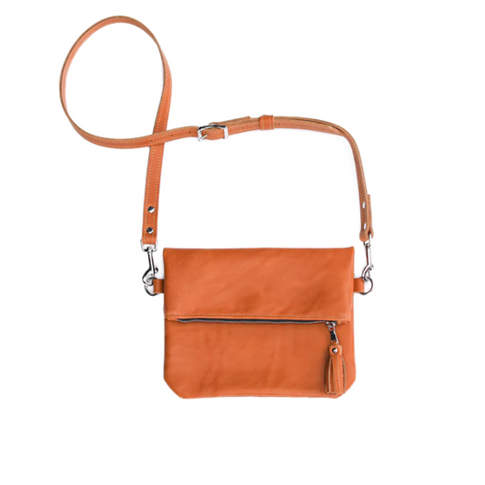 Lifetime Leather Co | Foldover Crossbody Clutch