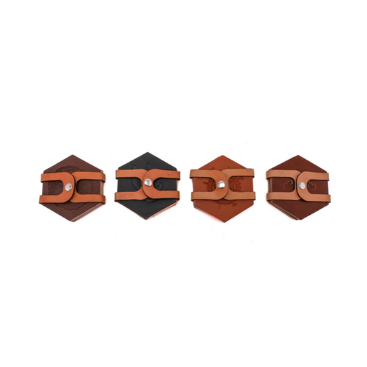 Lifetime Leather Co | Leather Hexagon Coaster Set