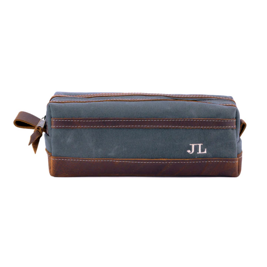 Lifetime Leather Co | Waxed Canvas Toiletry Bag