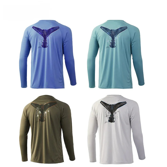 Men's Long Sleeve Shirts for Fishing - Breathable Fabric