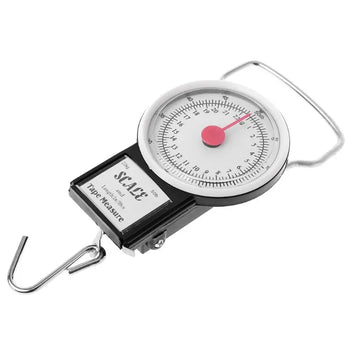 Portable Fish Hanging Hook Weighing Scale with Tape Measure