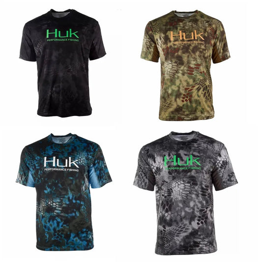 HUK Fishing Shirt with UPF 50+ Sun Protection