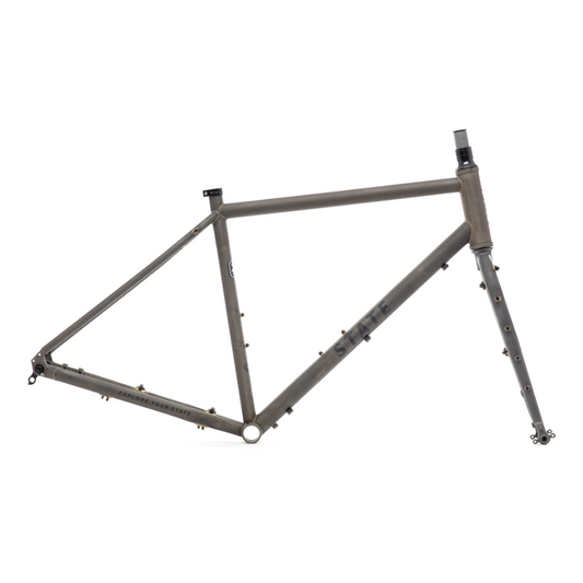 State Bicycle Co. | 4130 All-Road - Frame & Fork Set - Raw Phosphate