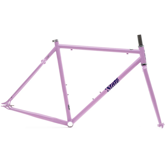 State Bicycle Co. | 4130 Steel - Fixed Gear / Single-Speed - Frame Set - Purple Reign