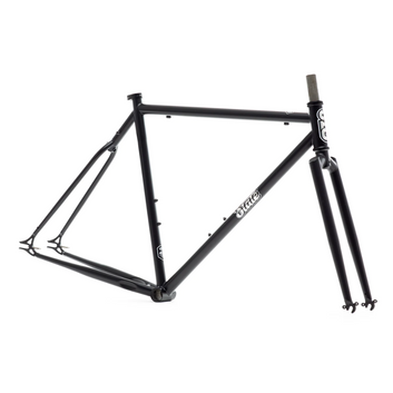 State Bicycle Co. | 4130 Steel - Fixed Gear / Single-Speed - Frame Set - Matte Black / Mirror