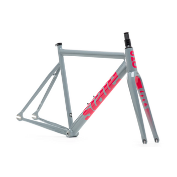 State Bicycle Co. | 6061 Black Label v3 - Frame Set - Grey / Fuchsia