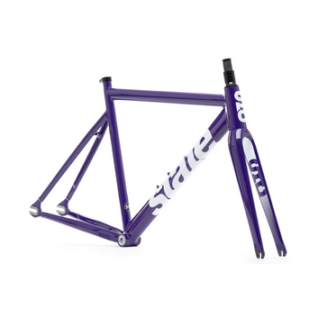 State Bicycle Co. | 6061 Black Label v3 - Frame Set - Purple / White