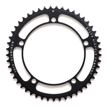 State Bicycle Co. | Black Label Series: Chainring - 46t , 48t , 49t , 52t (Black)