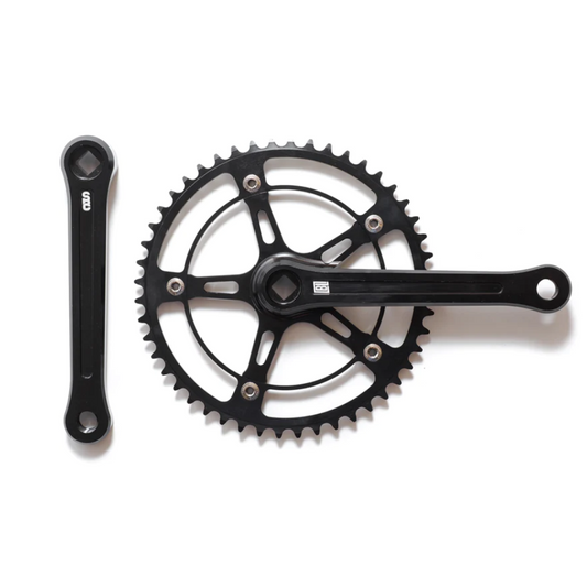 State Bicycle Co. | Black Label Series: Fixed Gear / Single Speed Crankset (Black)