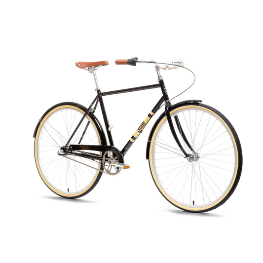 State Bicycle Co. | City Bike - The Black & Tan (3 Speed)