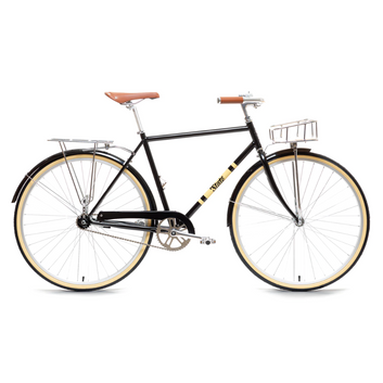 State Bicycle Co. | City Bike - The Black & Tan (Single-Speed)