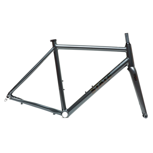 State Bicycle Co. | Undefeated Disc Road Frame & Fork Set - Graphite / Prism