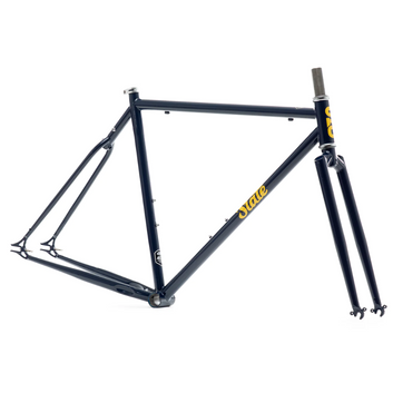 State Bicycle Co. | 4130 Steel - Fixed Gear / Single-Speed - Frame Set - Navy / Gold