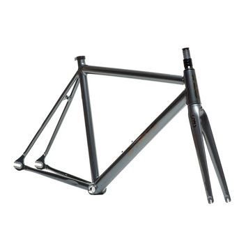 State Bicycle Co.  | Undefeated Track Frame & Fork Set - Graphite / Prism