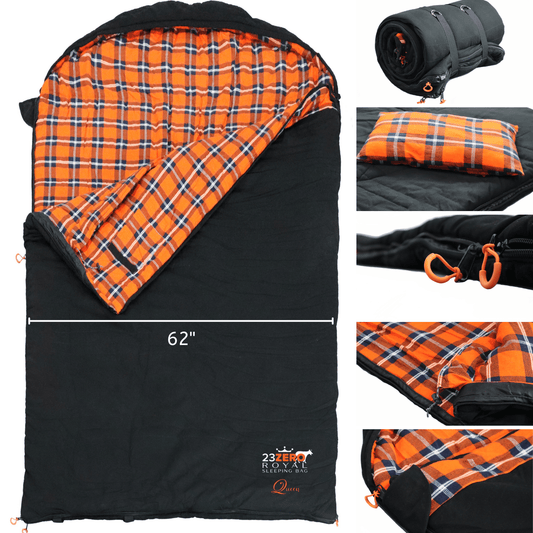 23 Zero | Royal 25° F Sleeping Bag Queen 62