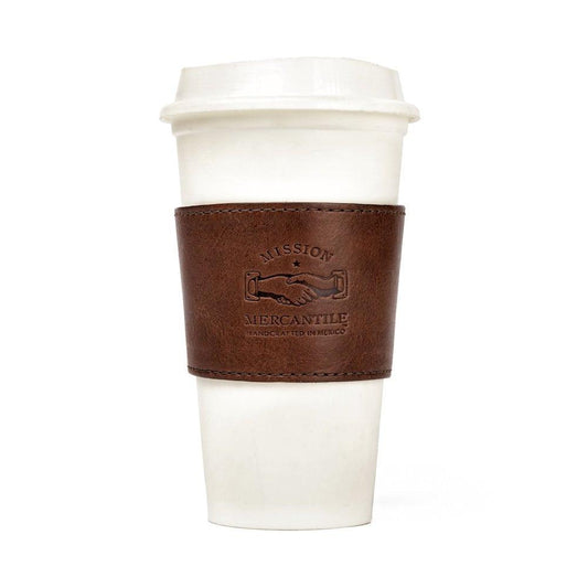 Mission Mercantile Leather Goods | Campaign Leather Cup Sleeve