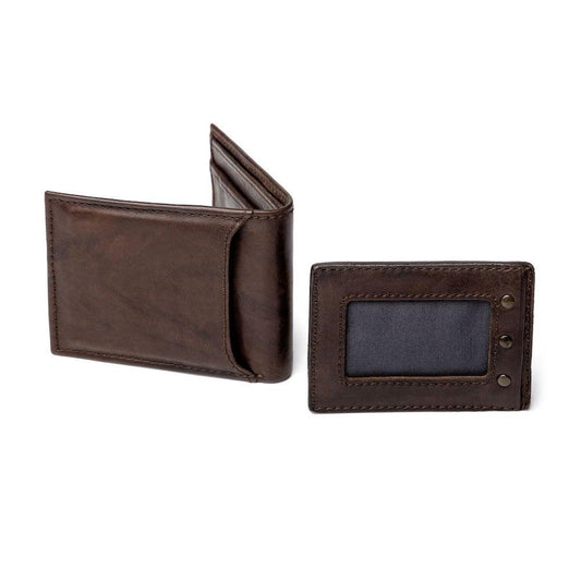 Mission Mercantile Leather Goods | Benjamin Leather Bifold w/Front Pocket Wallet