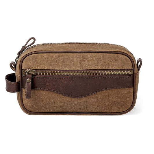 Mission Mercantile Leather Goods | Campaign Waxed Canvas Toiletry Shave Kit