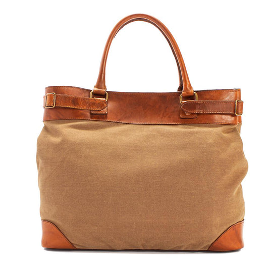 Mission Mercantile Leather Goods | Heritage Waxed Canvas Commuter Tote