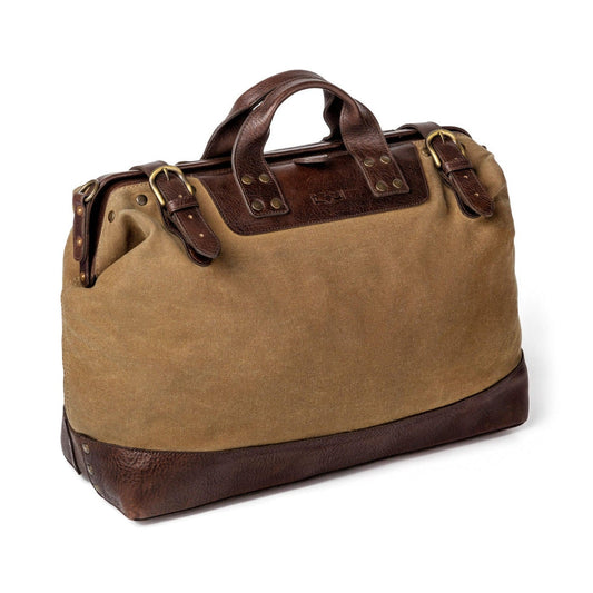 Mission Mercantile Leather Goods | Heritage Waxed Canvas Lineman Duffel Bag