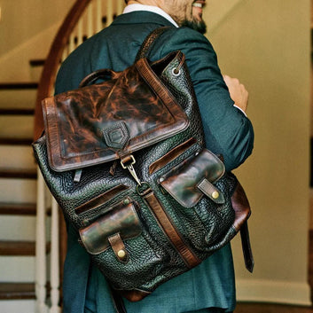 Mission Mercantile Leather Goods | Theodore Leather Backpack