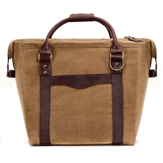 Mission Mercantile Leather Goods | White Wing Waxed Canvas Large Cooler