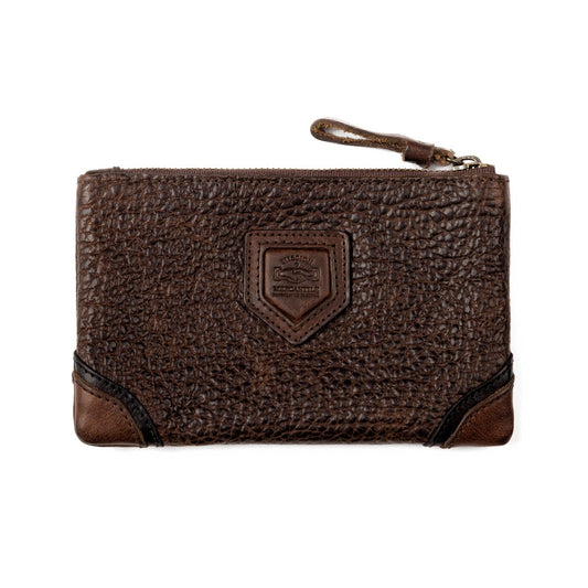 Mission Mercantile | Theodore Leather Zippered Pouch