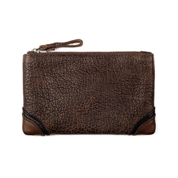 Mission Mercantile | Theodore Leather Zippered Pouch