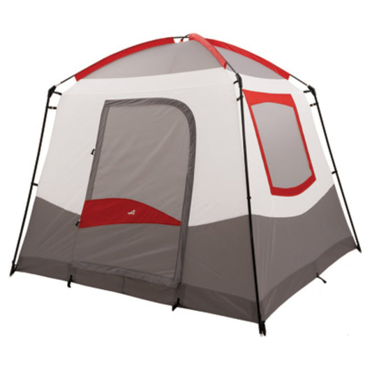 ALPS Mountaineering | Camp Creek 4 Person Camping Gray/Red Tent