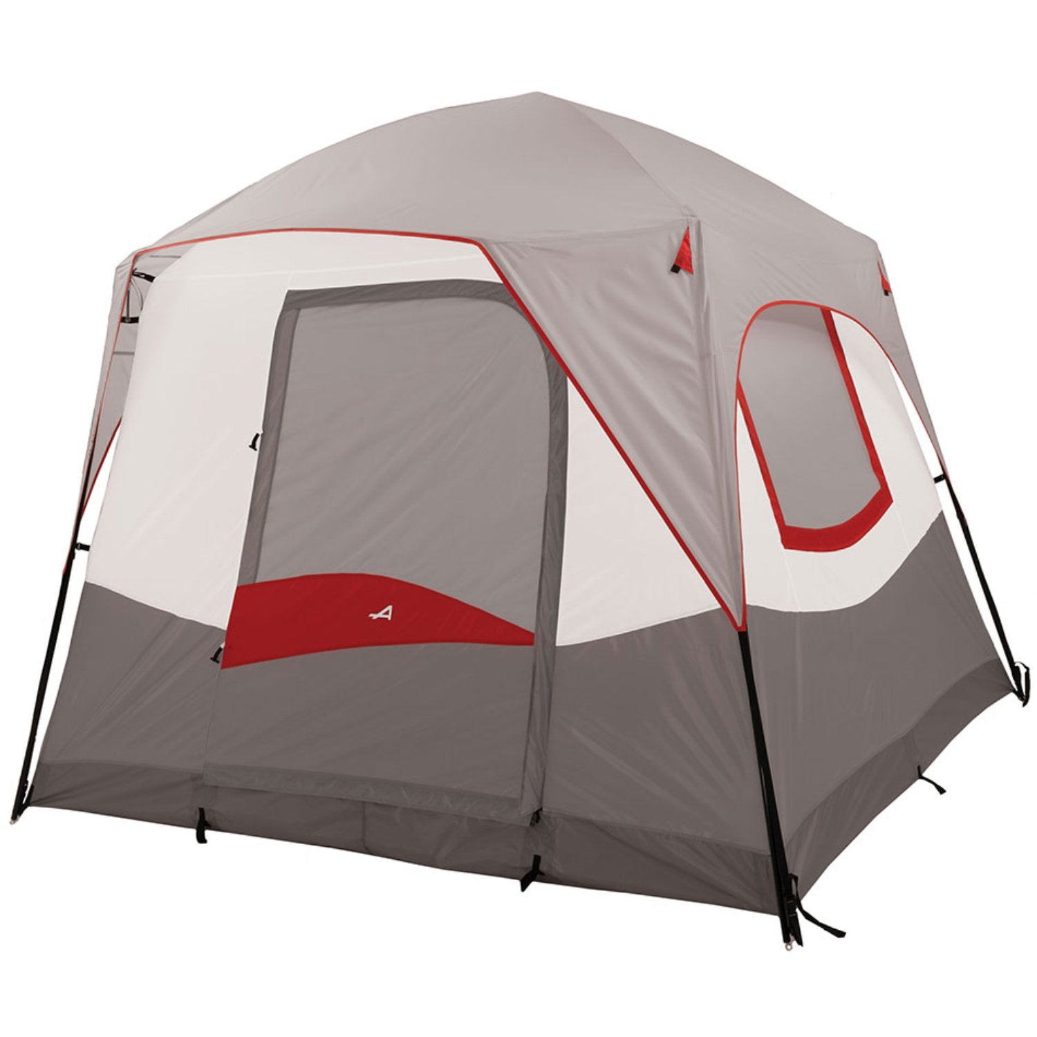 ALPS Mountaineering | Camp Creek 4 Person Camping Gray/Red Tent 2